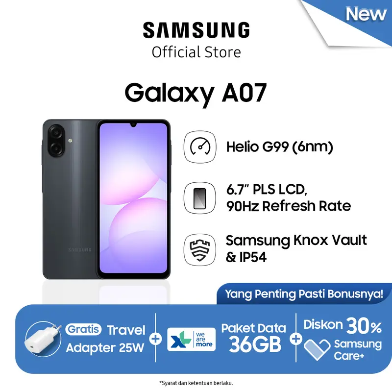 [ Baim Wong ] Samsung Galaxy A07 LTE 4/64GB