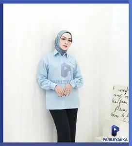 Kemeja Seragam Kemenkes Wanita PDH Pakaian Dinas Harian Kementrian Kesehatan RI Terbaru