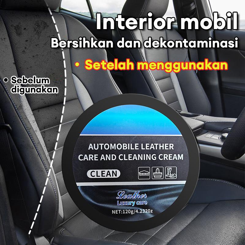 Krim Pembersih & Perawatan Jok Kulit Mobil - Penghilang Noda Tanpa Bilas Pelembab & Pelindung Interior Krim Pembersih & Perawatan Jok Kulit Mobil - Penghilang Noda Tanpa Bilas Pelembab & Pelindung Interior