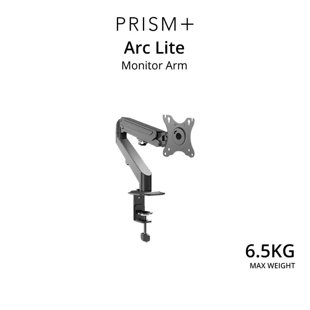 PRISM+ ARC LITE Single Monitor VESA Monitor Arm