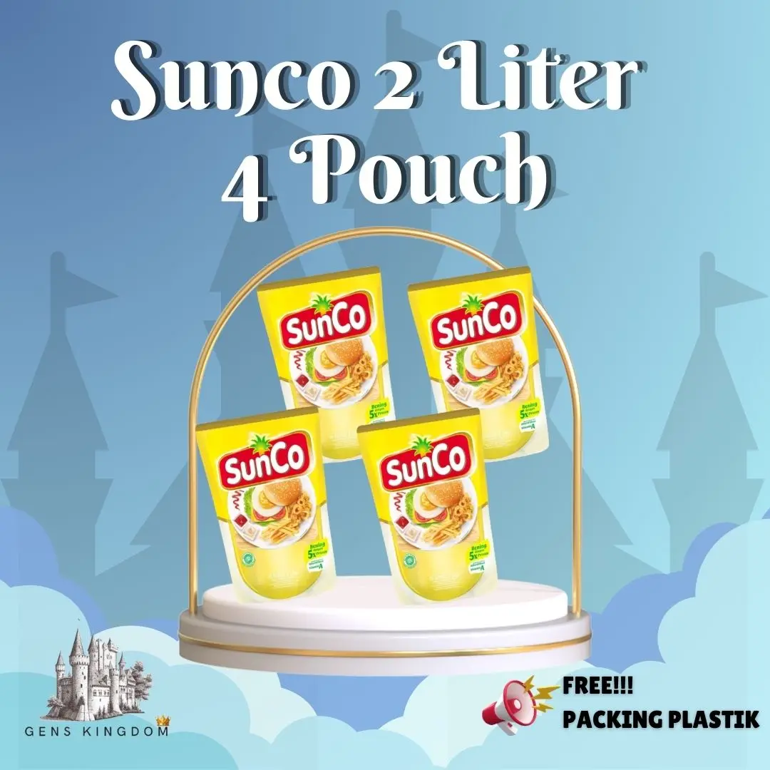 ABN06 MINYAK SUNCO ISI 4 POUCH MINYAK KELAPA SAWIT PREMIUM