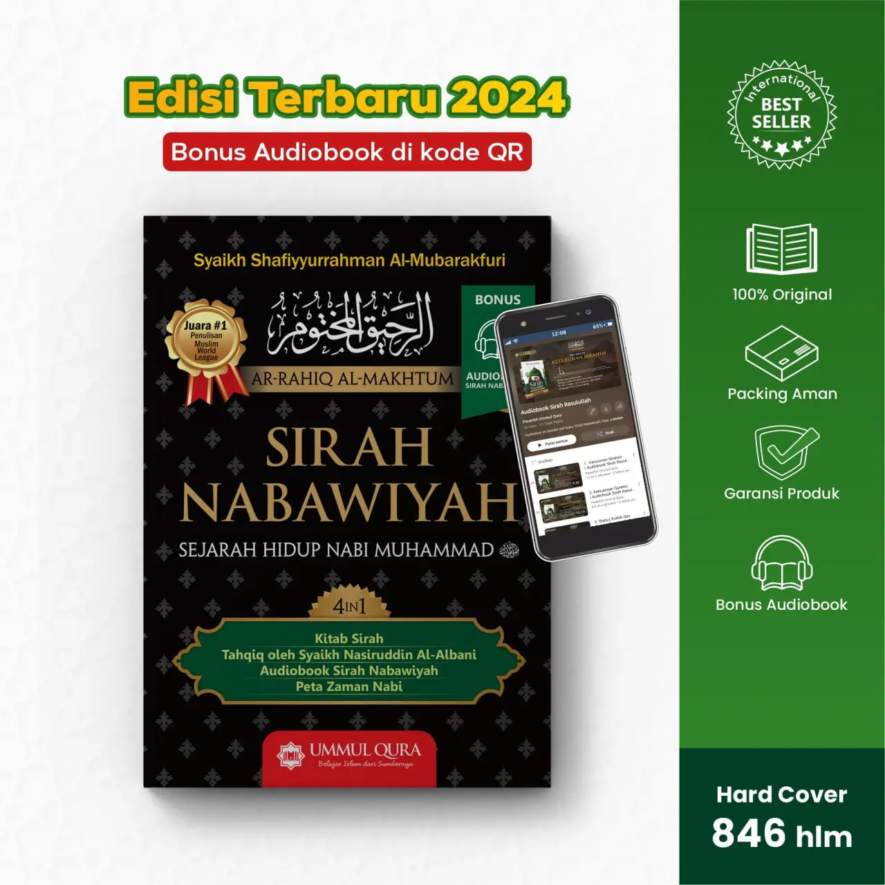 (READY STOCK) Sirah Nabawiyah Syaikh Shafiyurrahman Al-Mubarakfury - Sejarah Lengkap Nabi Muhammad Original