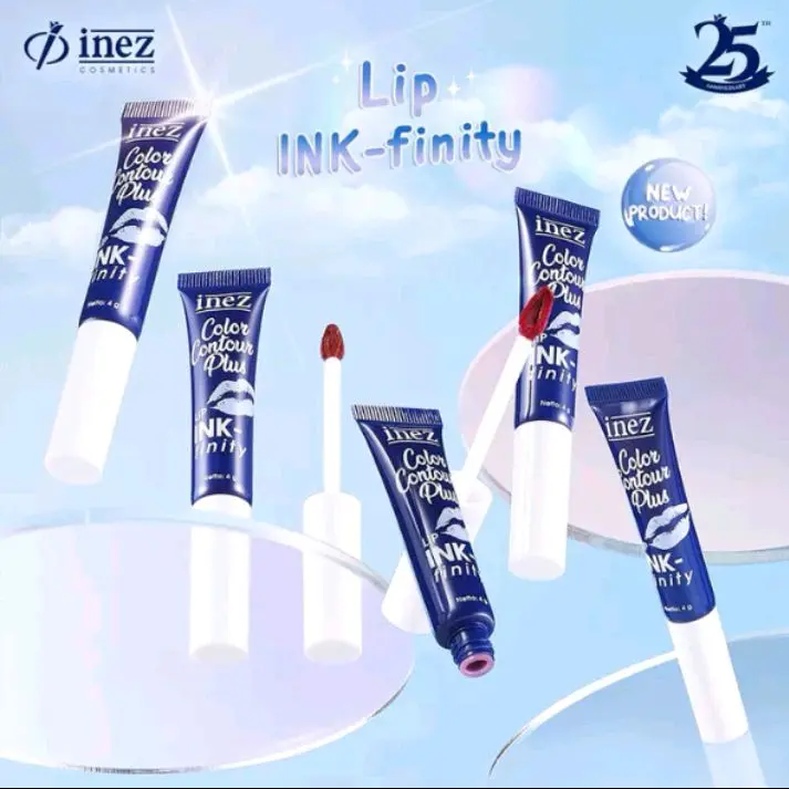 INEZ COLOR CONTOUR PLUS LIP INK-FINITY Lipcream Liquid Lasting