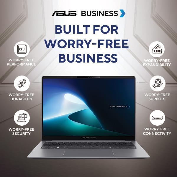 ASUS ExpertBook P5  [P5405CSA - NZ5150WS] Copilot+ PC (Intel Core Ultra 5/LPDDR5X 16GB/512GB SSD/Windows 11 Home/Intel Arc 130V GPU) - Misty Grey"