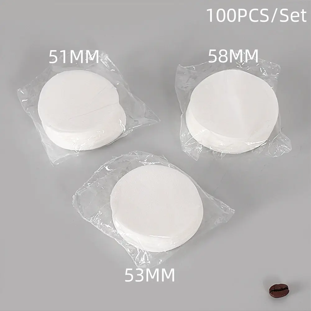 High Extraction Efficiency Coffee Filter Papers for Espresso Coffee Maker 100pcs