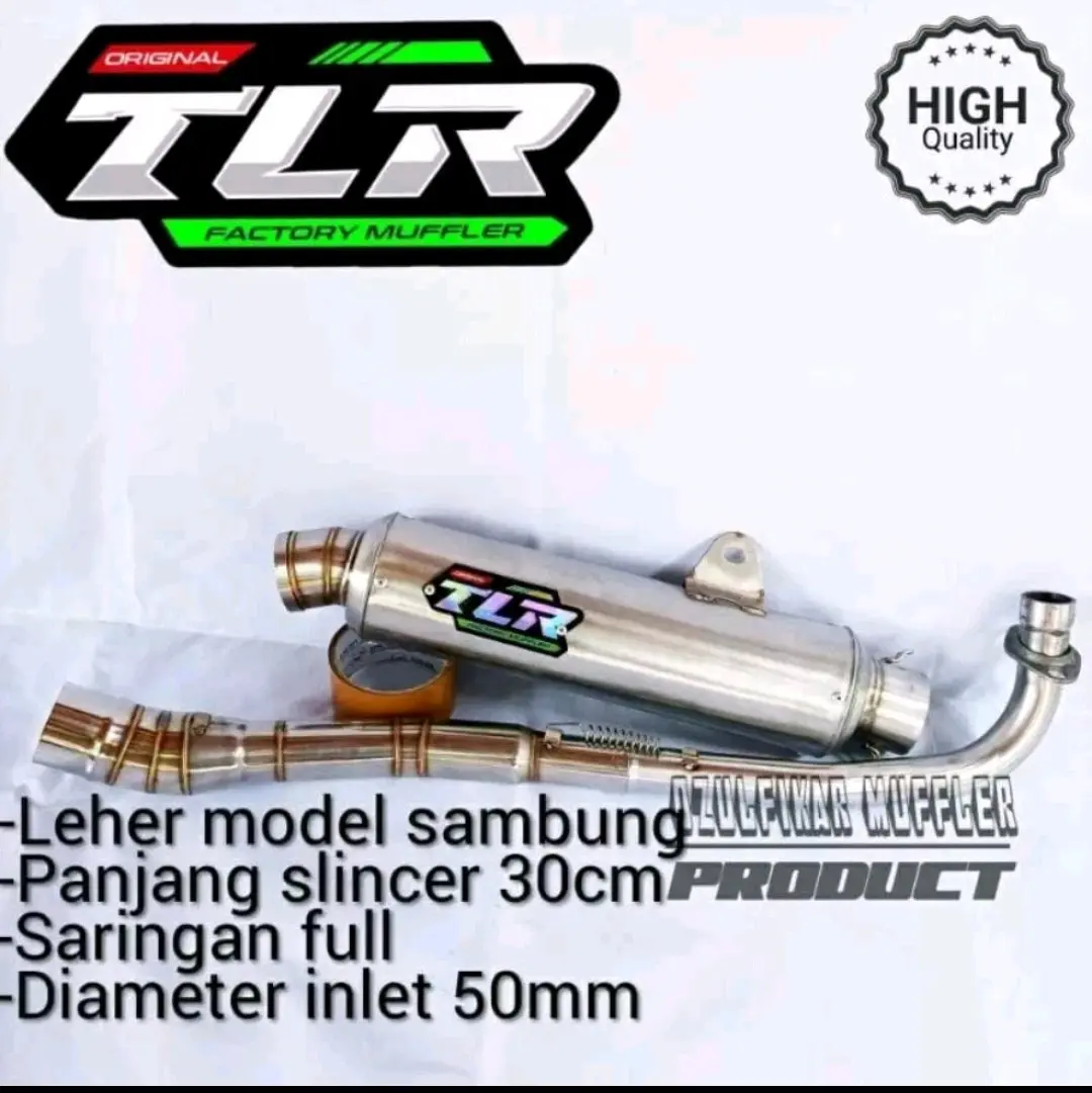 knalpot tlr bas ulem pnp supra x 125 Jupiter vega astrea grand shogun smash c70