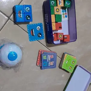 ALVSKY MAINAN FACE CHANGING RUBIK CUBE / MAINAN SUSUN EXPRESI MUKA KETANGKASAN PUZZLE