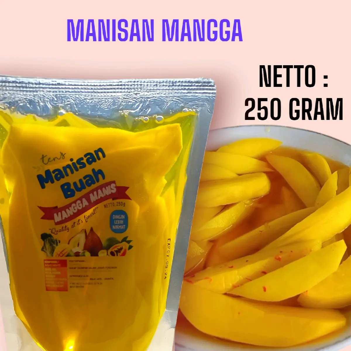 MANISAN MANGGA MANIS DAN PEDAS/ MANISAN MANGGA