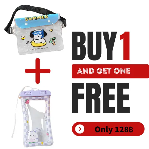 Cartoon Pattern Waterproof Set: Shockproof, Stylish,Cell Phone Lanyard，Waterproof Satchel，Songkran，and Perfect for-FSK