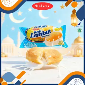 20g*20pcs Dalezz Roti Lembut Rasa Susu Enak & Lezat Soft Cup Bread Kemasan Praktis Tekstur Lembut Cocok untuk Camilan atau Sarapan