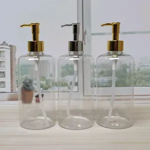 B (B34) BOTOL SABUN PLASTIK KHUSUS BENING TUTUP PUMP GOLD/SILVER