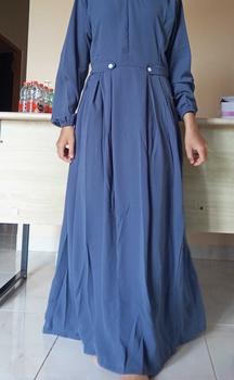 GAMIS NIKITA WOLFIS RAYON CRINKLE JILBABSHAFI - Shop | Tokopedia
