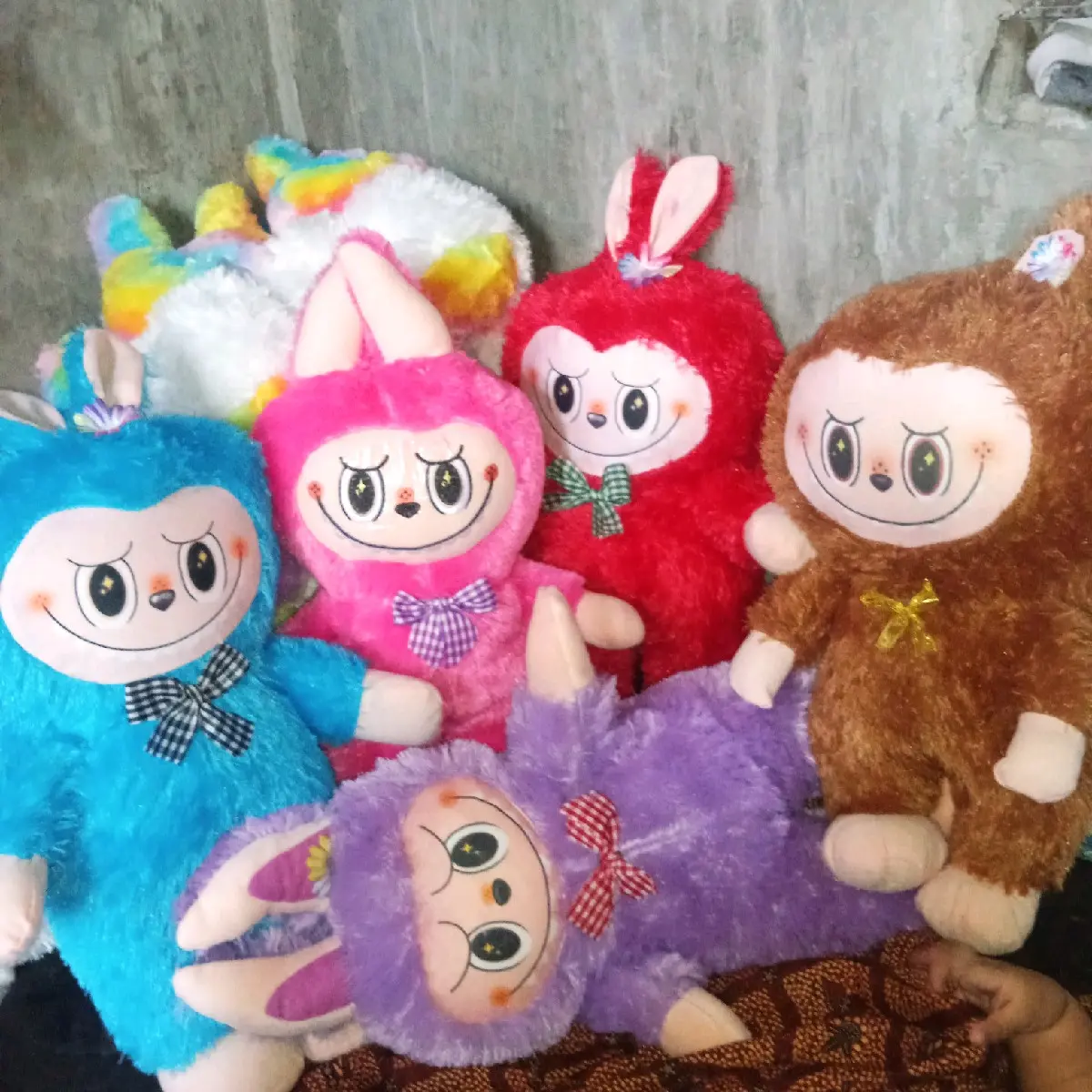 BONEKA LABUBU L THEMOSTER EXTICING MACARON boneka labu labu