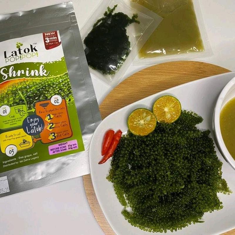 *Alumibeautyworkz* LATOK POP POP SHRINK Snack Seaweed