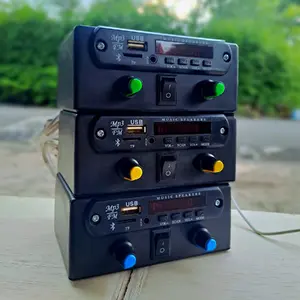 Ampli 5V murah bluetooth lgsung colok cas hp atau powerbank mantab Radio Lagu Handsfree Amplifier