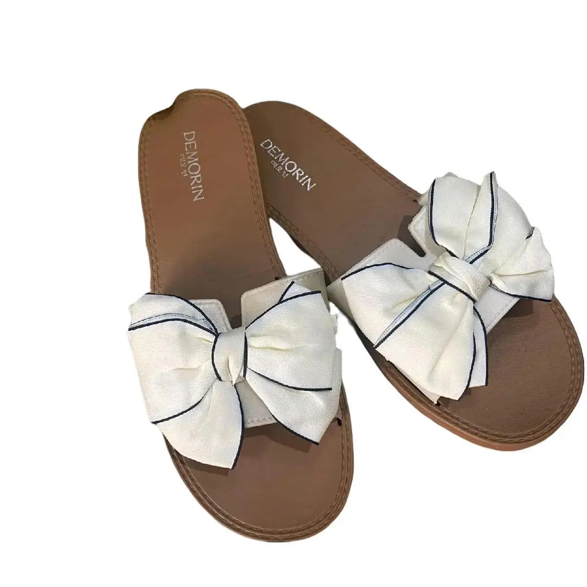 ZULFA NISSA. Extra Payday Sandal Karet Slop Pita Putih Sabtu 21/4