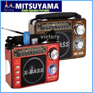 Radio SN-4020BT Jadul Fm Am Sw Bluetooth USB Micro Sd Player Ada Senter Bisa Cas Antena