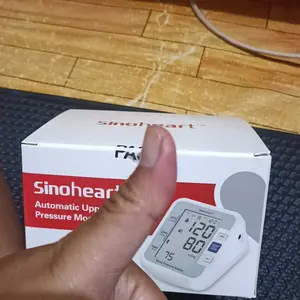 Alat Cek Tekanan Darah Otomatis Bahasa Indonesia Sinoheart Sinocare Tensimeter Digital BA-801 - Cek Tensi dengan Smart Pressure Technology [WAJIB ORDER BUBBLE WRAP]