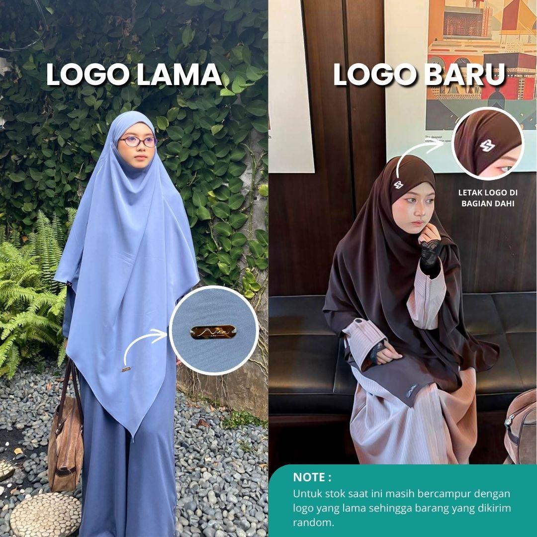 ZERA French Khimar Bandana OVAL bahan Marbela luxuryAnti UV Protection by Nisin.id
