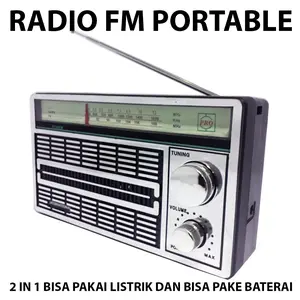 COD Radio Internasional International F-4250 Portable AC DC Mode AM FM SW