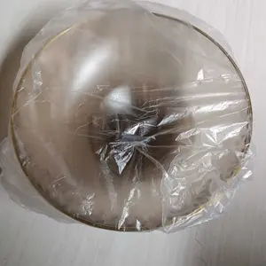 empat KeTranjang buah Besi Nordic metal Fruit Basket Gold Big Size