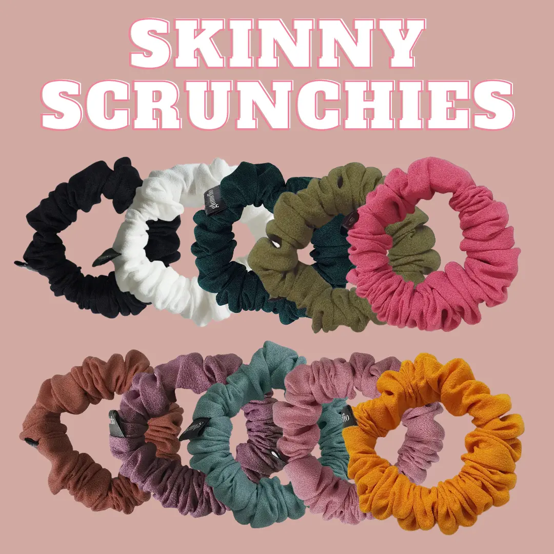 Skinny scrunchie collection