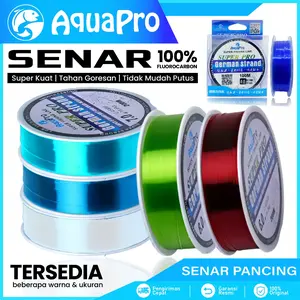 Aquapro Germany Fishing Line 200m Senar Pancing Invisible Bahan Nilon Tahan Lama Panjang