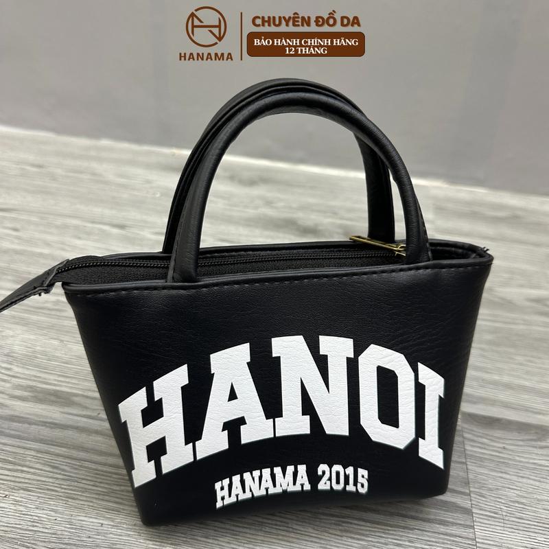 [GIÁ TRI ÂN] _Túi TOTE Basic Hanama nam nữ thời trang cao cấp HN 03 Da Bag Tote Unisex hai màu nâu - đen