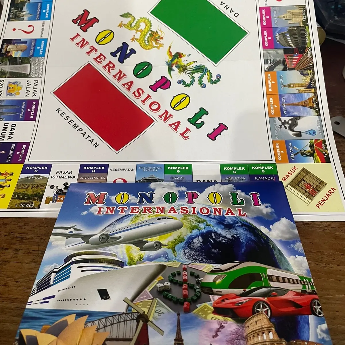 Monopoli internasional lengkap + ular tangga