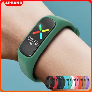 Silicone Strap for OPPO Band Replacement Sport Rubber Band Soft Waterproof Wristband Belt Bracelet Accessories Tali Jam Tangan Smartwatch for OPPO Band
