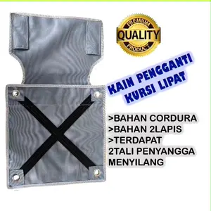 KAIN PENGGANTI KURSI LIPAT/KURSI PORTABLE OUTDOR Bahan Cordura Premium untuk Koleksi Anda