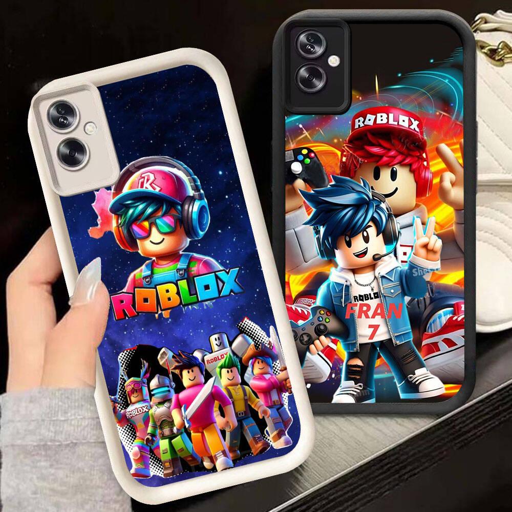 KD-4 Cool Roblox soft Casing untuk OPPO A3 A79 A39 A3X A83 A37 A5 Pro