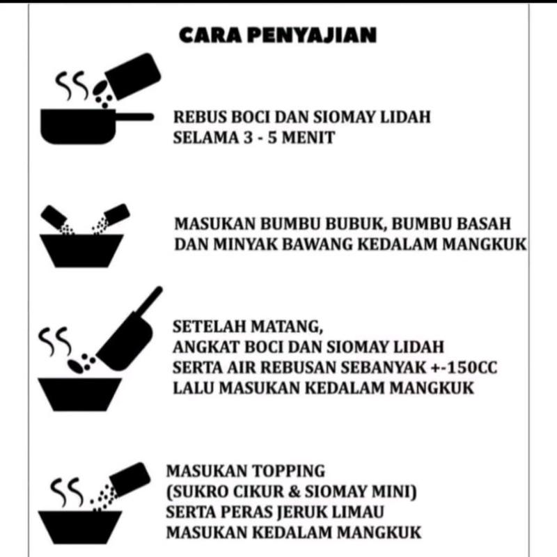 ECERAN BASO ACI PREMIUM PAKET SATUAN BOCI 6 PENTOL Food Instan bakso aci Bacil