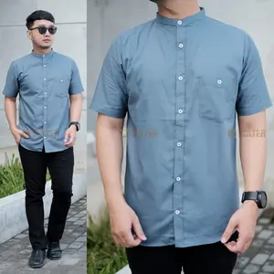 KEMEJA PRIA LENGAN PENDEK KERAH SHANGHAI ORIGINAL PREMIUM QUALITY