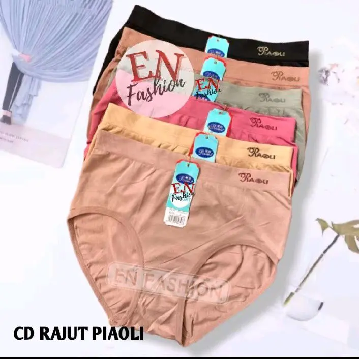 PROMO 3,6,12 PCS Celana Dalam cewek piaoli PL 737/747/773/418/9906 Wanita  Nyaman, high weight maxi Waist