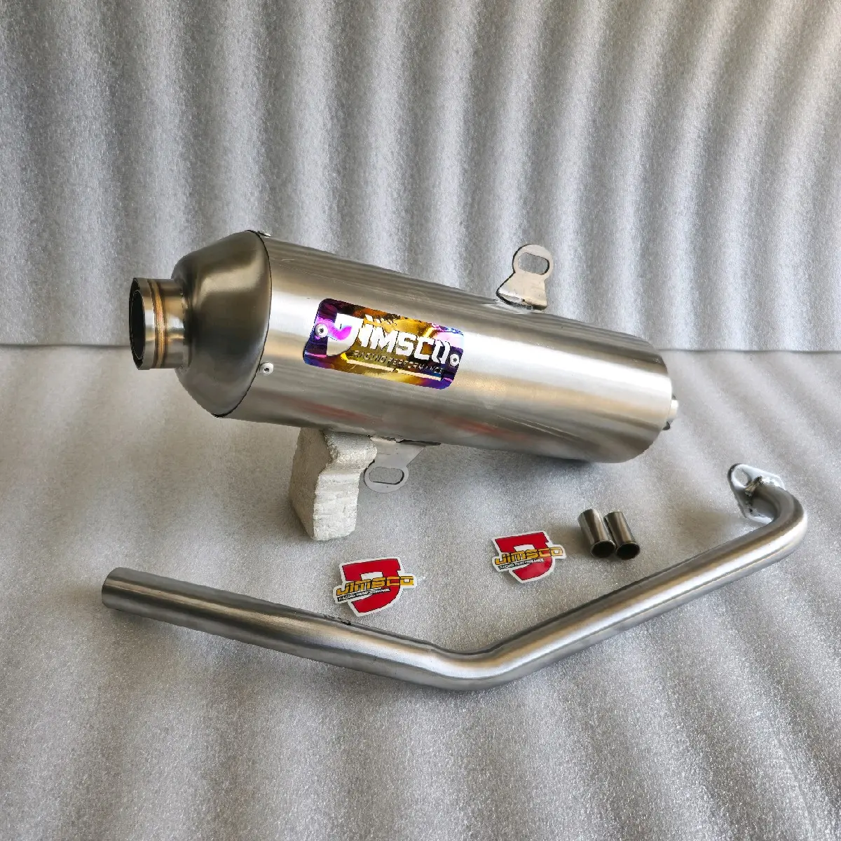 Knalpot Standar Racing JIMSCO Original Pipa 26-28mm Nmax Aerox PXC Vario Beat Mio X ride Lexi Genio copy cms Motor Mesin Motorcycle Pangkon Tabung