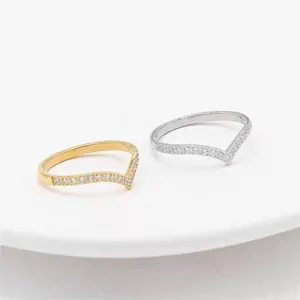 Cincin Viral Titanium Model Fuji Permata Tanam Anti Karat Aksesoris Elegan Rings