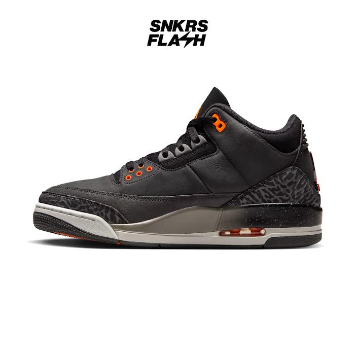 AIR JORDAN 3 Retro Night Stadium Total Orange Black - CT8532080 — alternate view