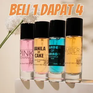 [ COD ] PAKET 4 PARFUM PRIA WANITA 35ML PARFUM EDP