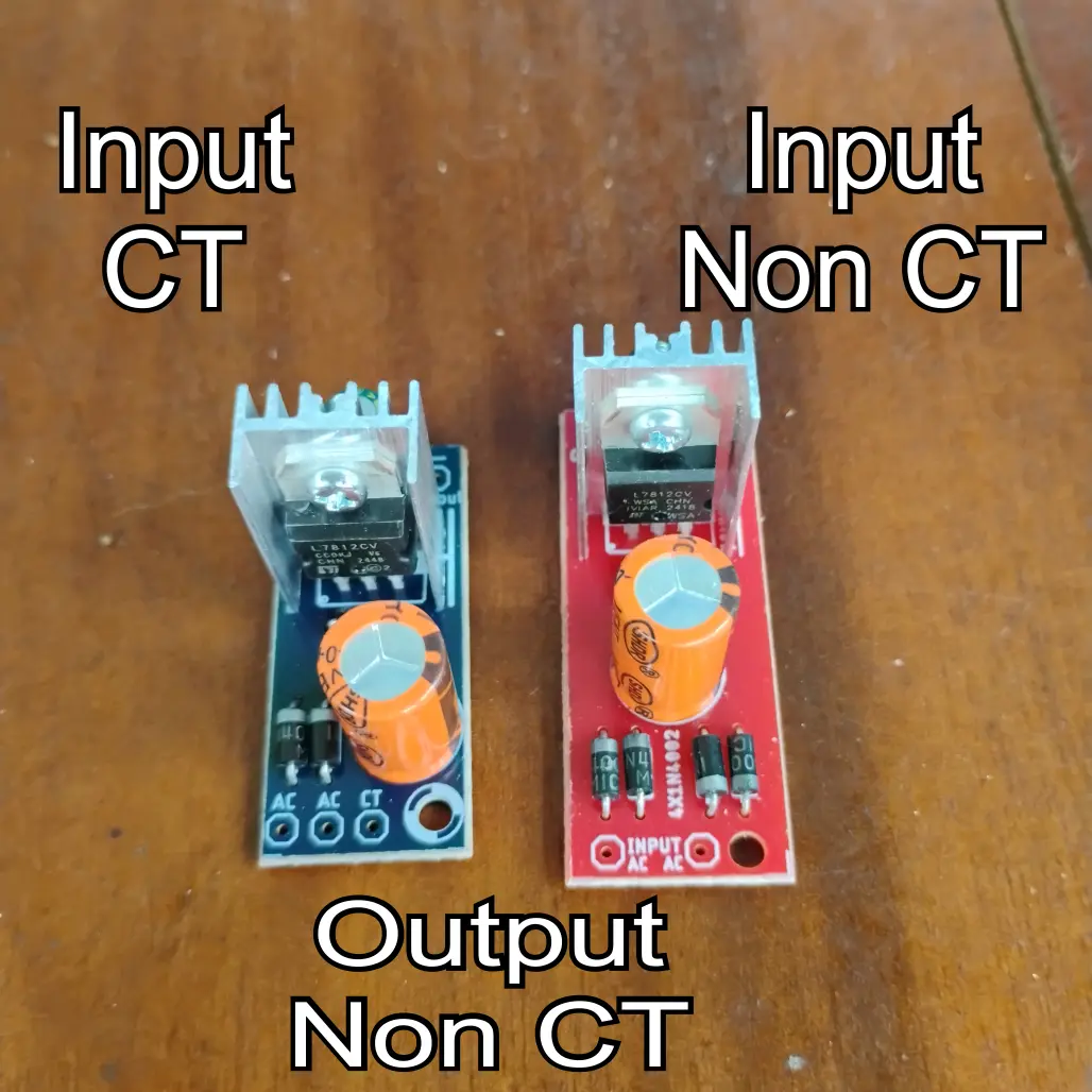 Kit Psu Power Supply Regulator 7812 12v 1A Untuk Trafo CT dan Non CT Elektronik