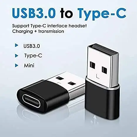 Bộ chuyển đổi OTG 3.0 sang loại C, bộ chuyển đổi nữ OTG loại C sang USB A cho Macbook Android điện thoại di động IDO loại nhựa Phụ Kiện Phone