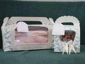 LUMIERE - HAMPERS EID MUBARAK Hadiah Raya Kue Kering Varian Aurel Harmansyah & Bunda Ashanty Cheese Drop Choco Square Kastangel Almond Cookies Lidah Kucing Putri Salju