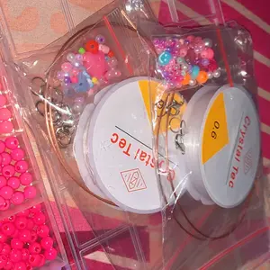 DIY Manik Manik Set Lengkap Gelang Aesthetic - DIY Craft Kit Manik Manik Pasir - Meronce Manik Manik Set - SM001
