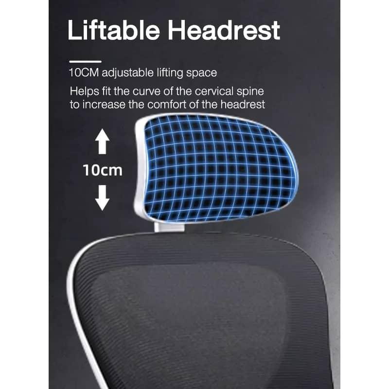 EZCARAY S8 High-back Ergonomic Mesh Back Office Chair/ Computer Chair/ Desk Chair/ Study Chair adjustable office chair