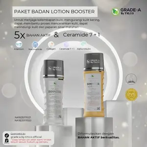 [ GRADE A BY TMCO ] GET 2 PCS LOTION PAGI & MALAM Mencerahkan  Ceramide Niacinamide Kaki Hitam Pencerah