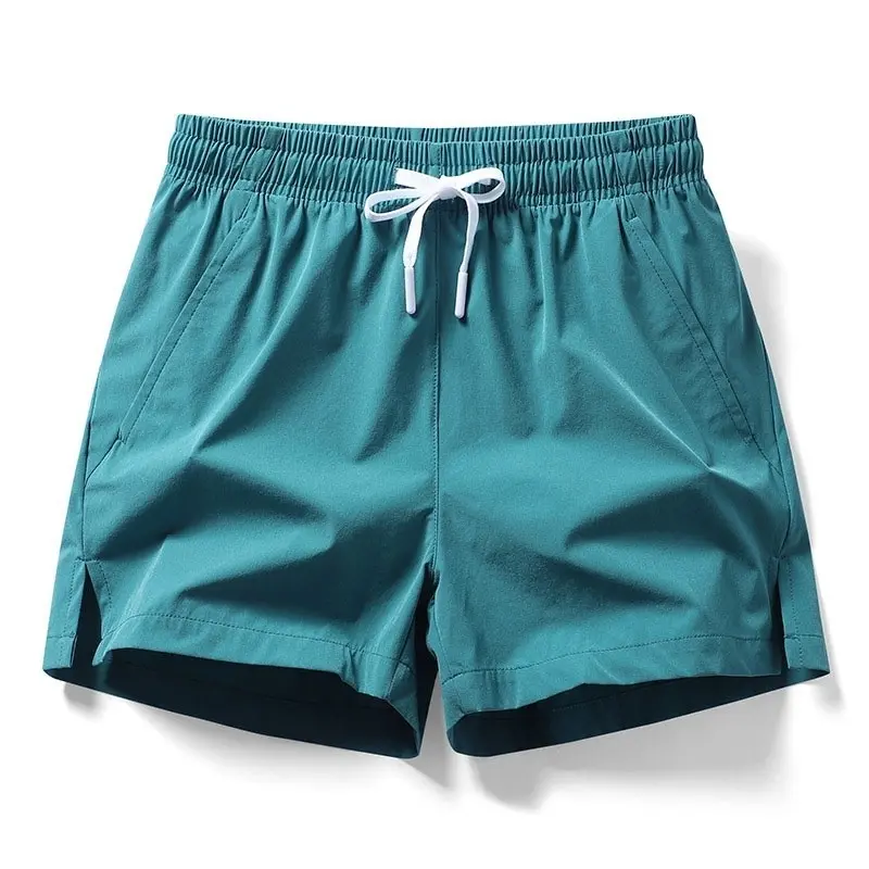 Men's Shorts Summer Sports Shorts Korean Short Pants Unisex Solid Color Home Shorts Cool and Breathable