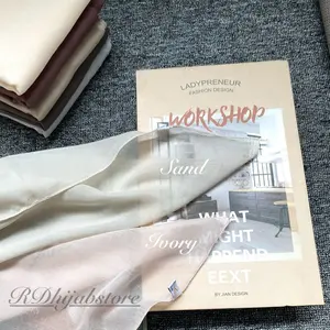 Hijab Segiempat Paris Jadul VARISHA | RED ROSE