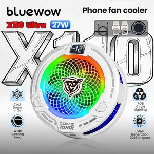 BlueWow AI  Ponsel  Radiator Pendingin Magnetik Semikonduktor X110  FS13 TL07 JS86  Kelas Profesional Bermain PUBG MOBILE Pendamping Ponsel Android IPHONE Kebisingan Rendah Pendinginan Cepat Konsumsi Daya Rendah Senyap Mobile Legends LATAM X109 al19