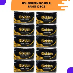(6 PCS ) PAKET RAMADHAN TISU WAJAH GOLDEN 180 HELAI - TISU WAJAH MURAH