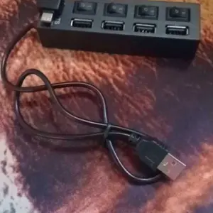 Otg Usb hub 4 in 1 type-A/Type-Micro/Type-c Full LED indikator